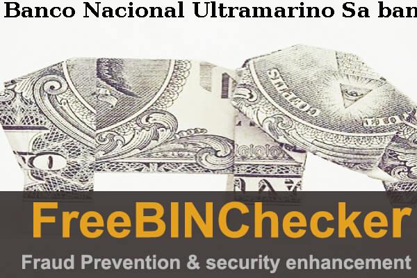 Banco Nacional Ultramarino Sa BIN Danh sách