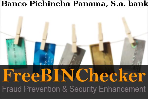Banco Pichincha Panama, S.a. قائمة BIN