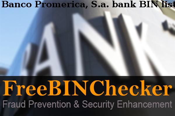 Banco Promerica, S.a. Lista de BIN