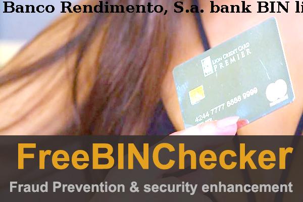 Banco Rendimento, S.a. BIN列表