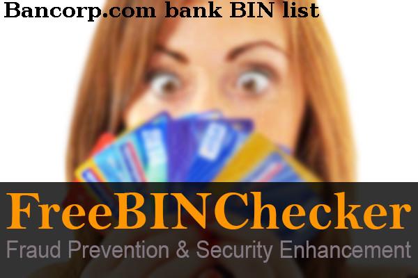 Bancorp.com BIN List