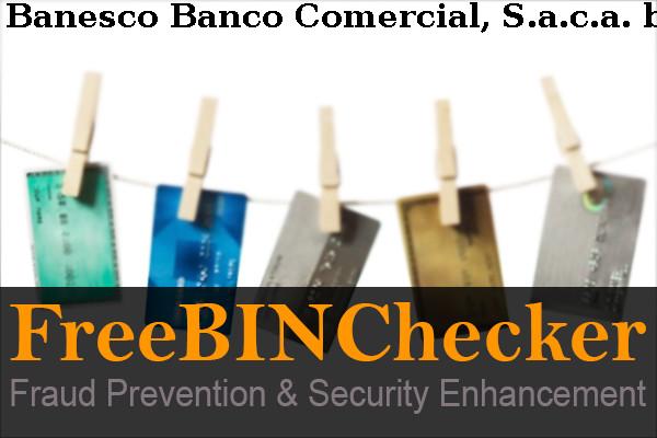 Banesco Banco Comercial, S.a.c.a. قائمة BIN