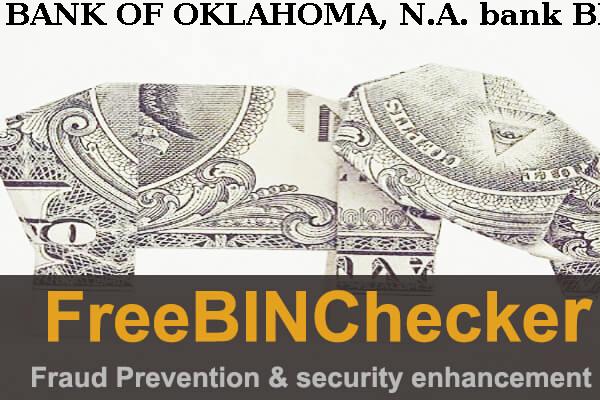Bank Of Oklahoma, N.a. BIN 목록