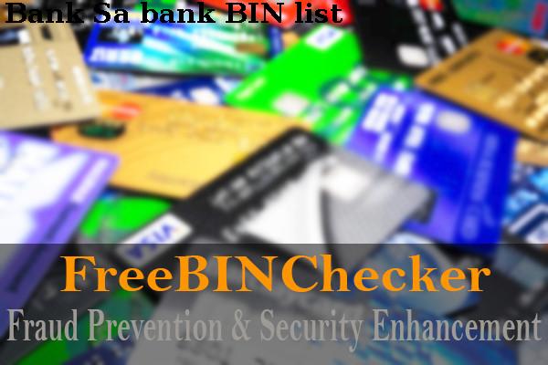 Bank Sa BIN List
