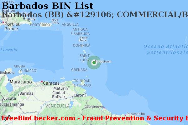 Barbados Barbados+%28BB%29+%26%23129106%3B+COMMERCIAL%2FBUSINESS+scheda Lista BIN