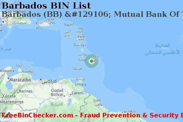 Barbados Barbados+%28BB%29+%26%23129106%3B+Mutual+Bank+Of+The+Caribbean%2C+Inc. قائمة BIN