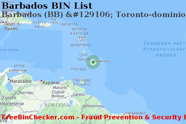 Barbados Barbados+%28BB%29+%26%23129106%3B+Toronto-dominion+Bank Список БИН