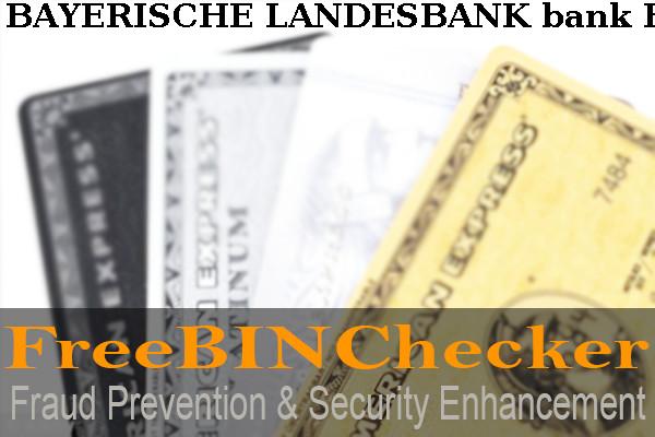 Bayerische Landesbank BIN Liste 