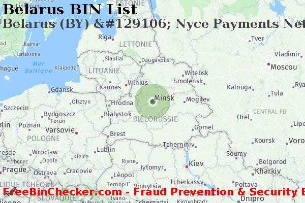 Belarus Belarus+%28BY%29+%26%23129106%3B+Nyce+Payments+Network%2C+Llc BIN Liste 