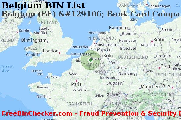 Belgium Belgium+%28BE%29+%26%23129106%3B+Bank+Card+Company%2C+S.a. BIN-Liste