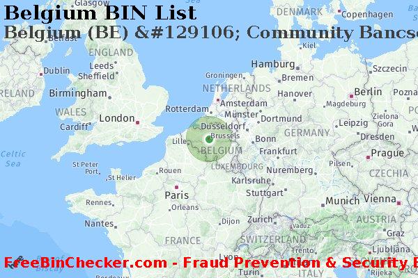 Belgium Belgium+%28BE%29+%26%23129106%3B+Community+Bancservice+Corporation BIN Lijst