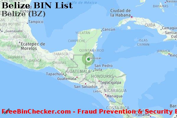 Belize Belize+%28BZ%29 Lista de BIN