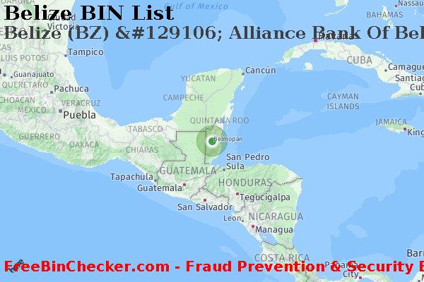Belize Belize+%28BZ%29+%26%23129106%3B+Alliance+Bank+Of+Belize%2C+Ltd. BIN Dhaftar