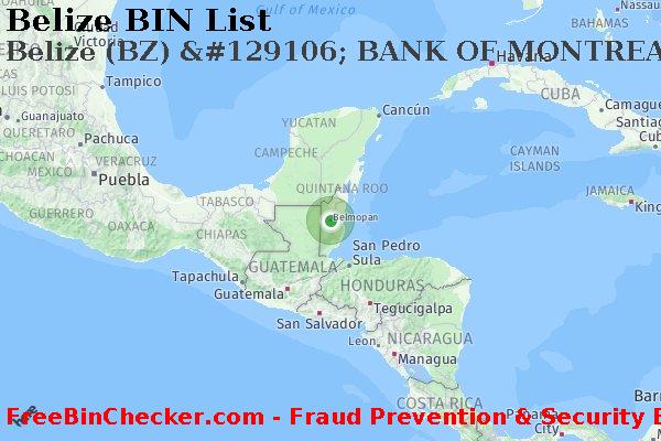 Belize Belize+%28BZ%29+%26%23129106%3B+BANK+OF+MONTREAL BIN List