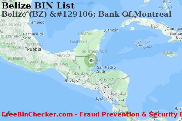 Belize Belize+%28BZ%29+%26%23129106%3B+Bank+Of+Montreal قائمة BIN