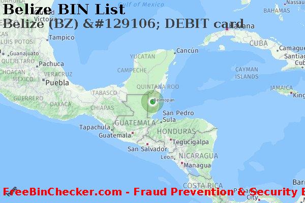 Belize Belize+%28BZ%29+%26%23129106%3B+DEBIT+card BIN List