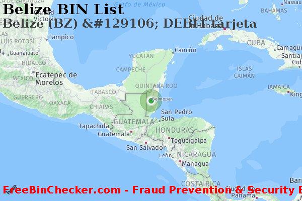 Belize Belize+%28BZ%29+%26%23129106%3B+DEBIT+tarjeta Lista de BIN