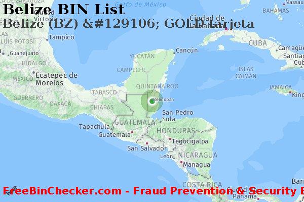 Belize Belize+%28BZ%29+%26%23129106%3B+GOLD+tarjeta Lista de BIN