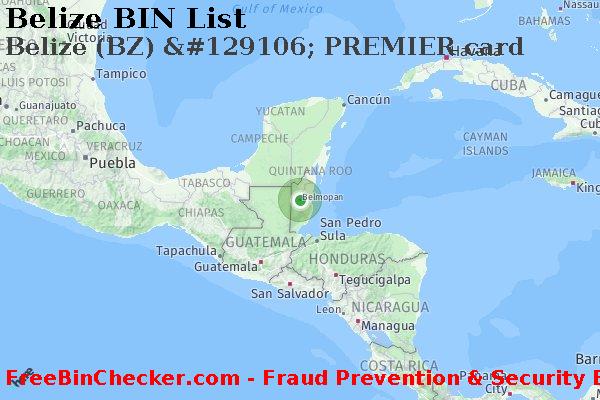 Belize Belize+%28BZ%29+%26%23129106%3B+PREMIER+card BIN List