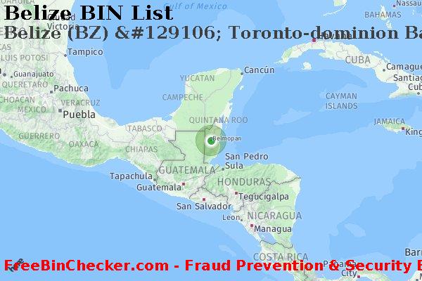 Belize Belize+%28BZ%29+%26%23129106%3B+Toronto-dominion+Bank BIN List
