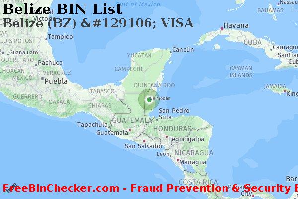 Belize Belize+%28BZ%29+%26%23129106%3B+VISA BIN List