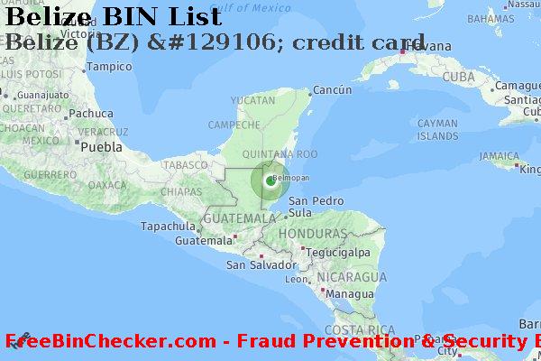 Belize Belize+%28BZ%29+%26%23129106%3B+credit+card BIN List
