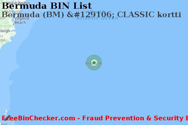 Bermuda Bermuda+%28BM%29+%26%23129106%3B+CLASSIC+kortti BIN List