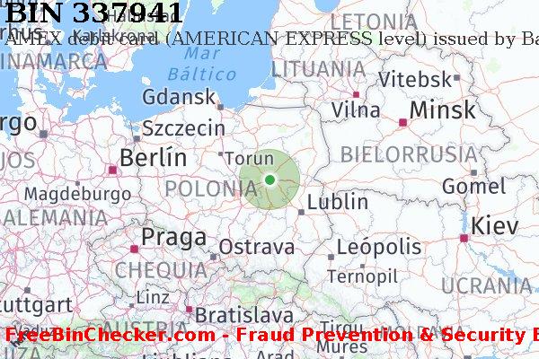 337941 AMEX debit Poland PL Lista de BIN