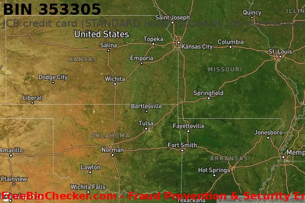 353305 JCB credit United States US BIN List