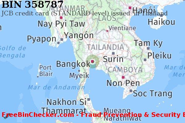 358787 JCB credit Thailand TH Lista de BIN