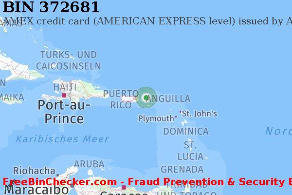 372681 AMEX credit Virgin Islands (U.S.) VI BIN-Liste