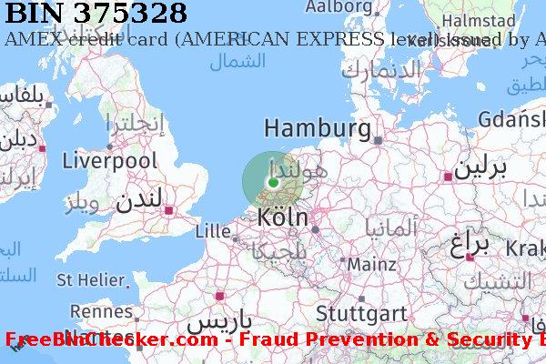375328 AMEX credit The Netherlands NL قائمة BIN