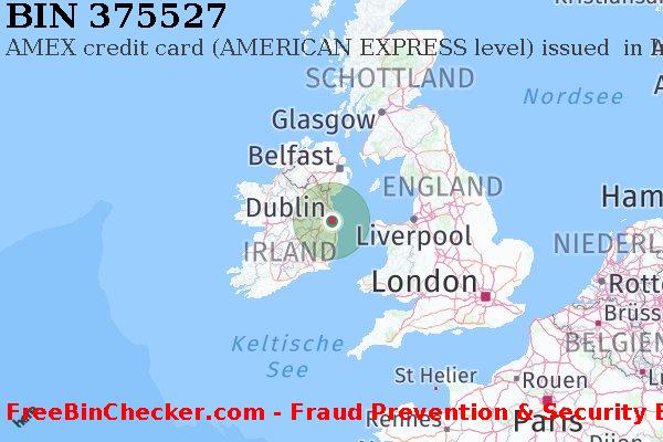 375527 AMEX credit Ireland IE BIN-Liste
