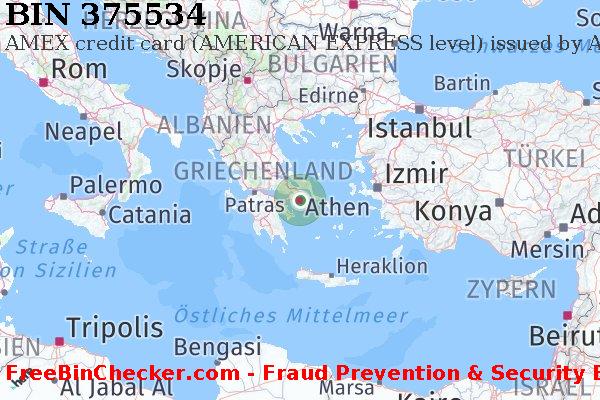375534 AMEX credit Greece GR BIN-Liste