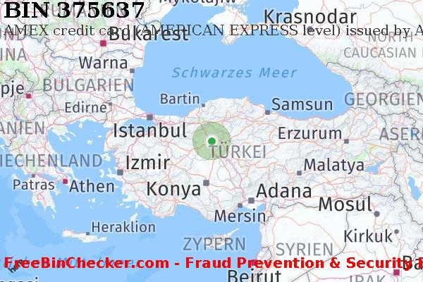 375637 AMEX credit Turkey TR BIN-Liste