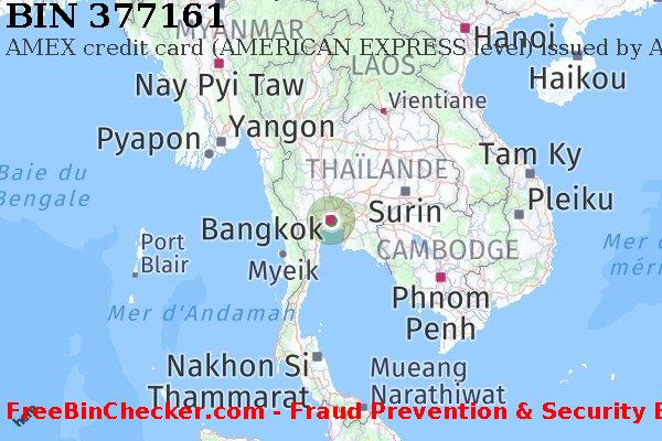 377161 AMEX credit Thailand TH BIN Liste 