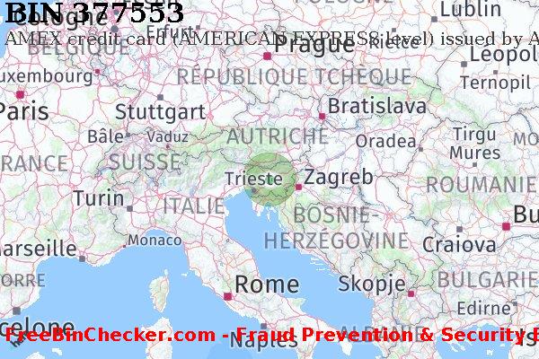 377553 AMEX credit Slovenia SI BIN Liste 