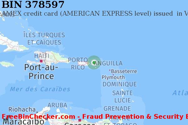 378597 AMEX credit Virgin Islands (U.S.) VI BIN Liste 
