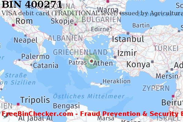 400271 VISA debit Greece GR BIN-Liste