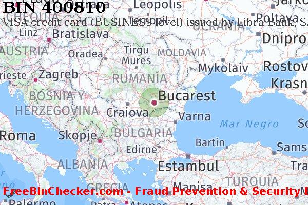 400810 VISA credit Romania RO Lista de BIN
