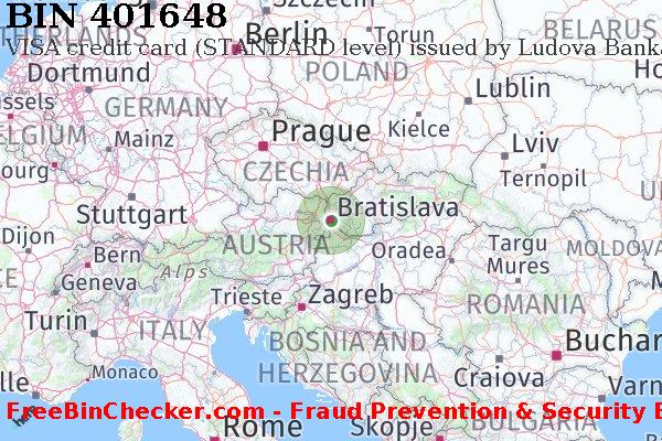 401648 VISA credit Slovakia (Slovak Republic) SK BIN List