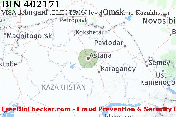 402171 VISA debit Kazakhstan KZ BIN List