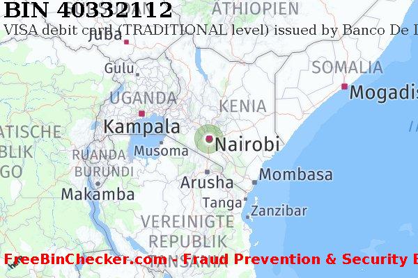 40332112 VISA debit Kenya KE BIN-Liste