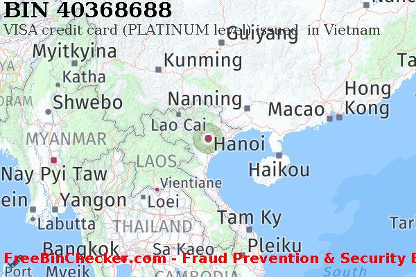 40368688 VISA credit Vietnam VN BIN Lijst
