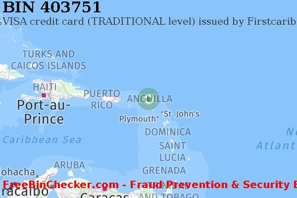 403751 VISA credit Anguilla AI BIN Lijst
