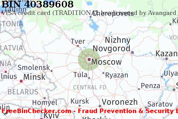 40389608 VISA credit Russian Federation RU BIN List
