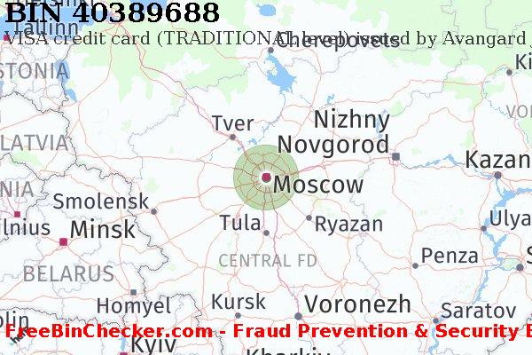 40389688 VISA credit Russian Federation RU BIN List