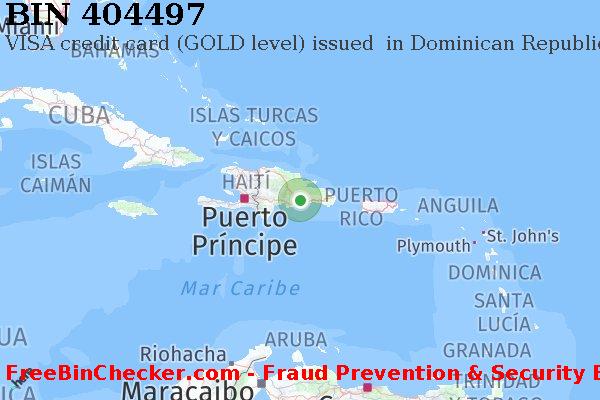 404497 VISA credit Dominican Republic DO Lista de BIN