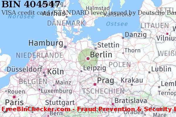 404547 VISA credit Germany DE BIN-Liste