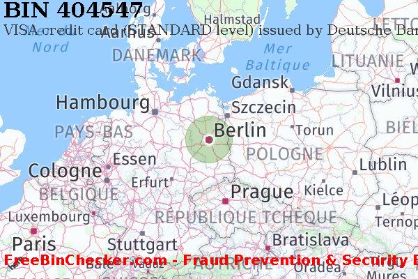 404547 VISA credit Germany DE BIN Liste 
